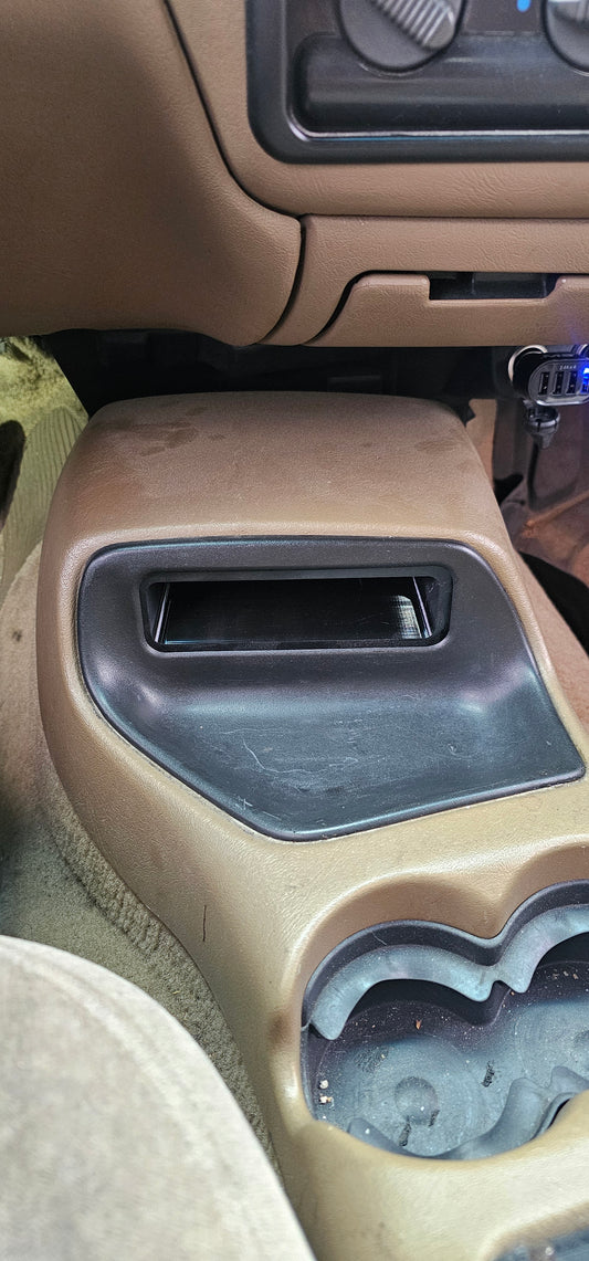 S10 Center Console Tape Deck to Open Cubby