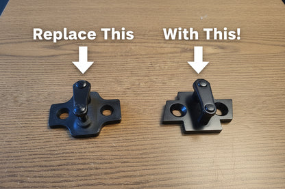 S10 Door Striker Replacement - Bowtie Baseplate