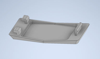2nd Gen Chevrolet S10 Blazer & GMC Jimmy - Center Console Rear Trim Cover Plate (1994-2004)
