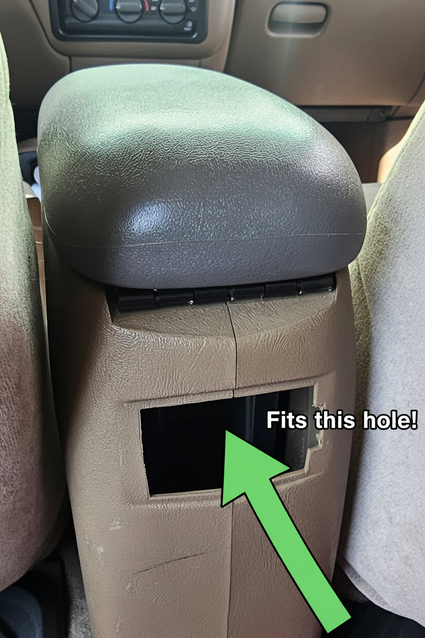 2nd Gen Chevrolet S10 Blazer & GMC Jimmy - Center Console Rear Trim Cover Plate (1994-2004)