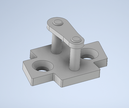 S10 Door Striker Replacement - Bowtie Baseplate