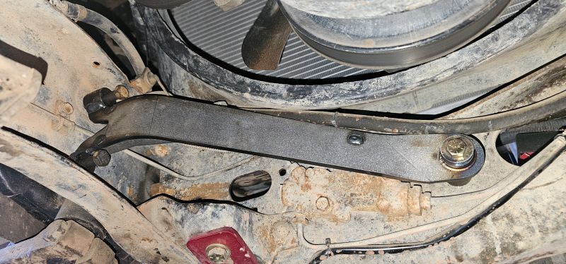 GM Squarebody Steering Box Brace - Inside Frame